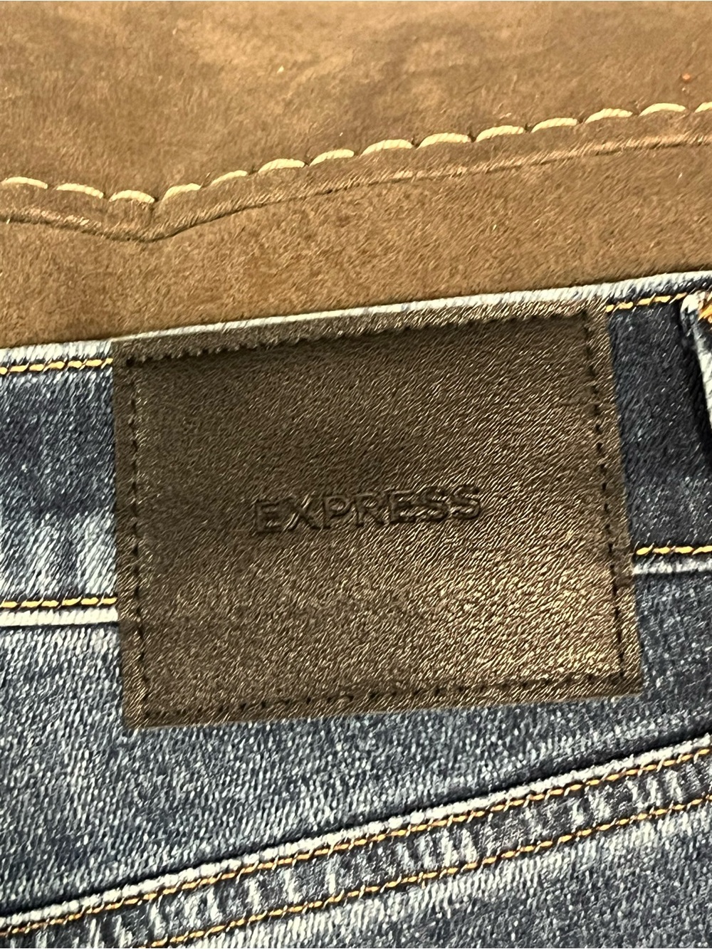 β¨ NWT EXPRESS High Rise Straight Ankle Jeans β¨ - Picture 5 of 10